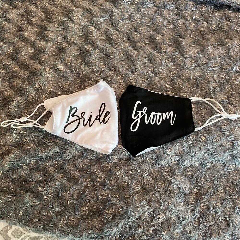 Bride & Groom Masks